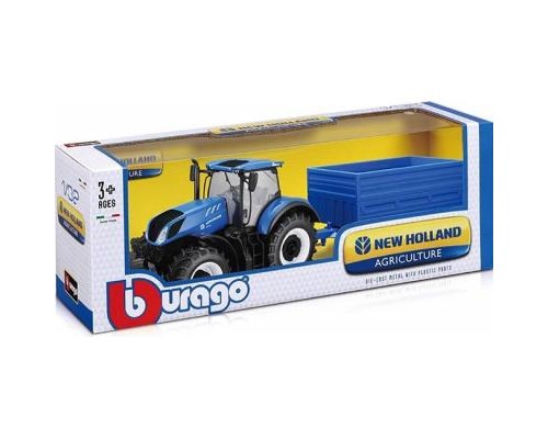 Спецтехніка Bburago Трактор New Holland серії Farm (18-44067)