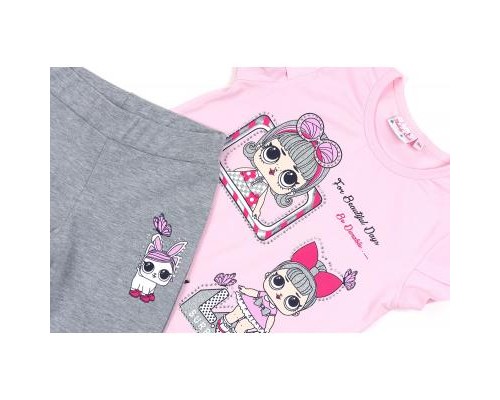 Набір дитячого одягу Breeze з лялькою (11858-104G-pink)
