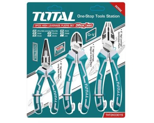 Набір інструментів Total шарнирногубцевого инструмента 3шт. (THT2K0301S)