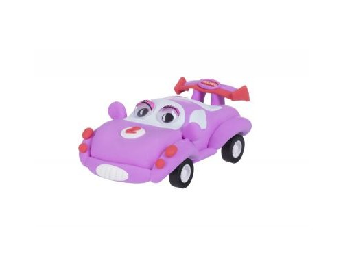 Набір для творчості Paulinda Super Dough Racing time Машинка розовая инерционный механизм (PL-081161-2)