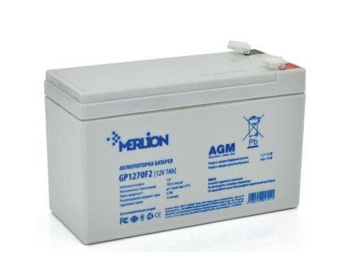 Батарея до ДБЖ Merlion 12V-7Ah (GP1270F2) 