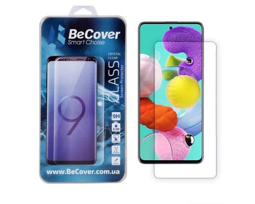 Скло захисне BeCover Samsung Galaxy A51 SM-A515 Crystal Clear Glass (704669)