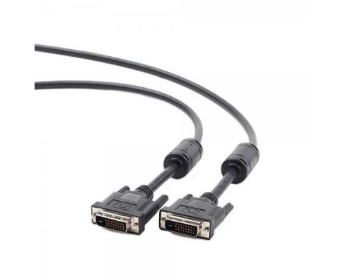 Кабель мультимедійний DVI to DVI 24+1pin, 4.5m Cablexpert (CC-DVI2-BK-15) Кабель мультимедійний DVI to DVI 24+1pin, 4.5m Cablexpert (CC-DVI2-BK-15)