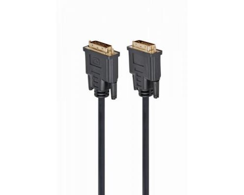 Кабель мультимедійний DVI to DVI 24+1pin, 4.5m Cablexpert (CC-DVI2-BK-15) Кабель мультимедійний DVI to DVI 24+1pin, 4.5m Cablexpert (CC-DVI2-BK-15)
