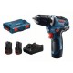 Шуруповерт Bosch GSR 12V-35,акумуляторний, безщітковий, 2x3.0Ah (0.601.9H8.002)