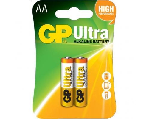 Батарейка Gp AA LR6 Ultra Alcaline * 2 (15AU-U2 / 4891199027581) 