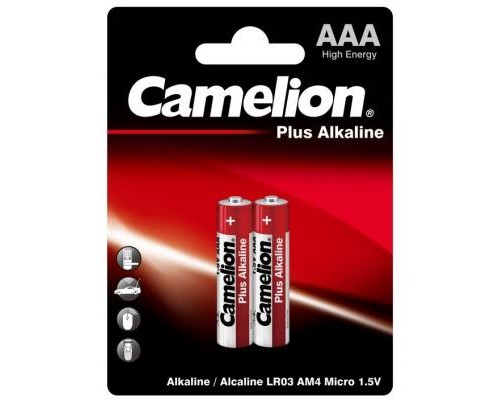 Батарейка Camelion AAA LR03 Plus Alkaline * 2 (LR03-BP2) 