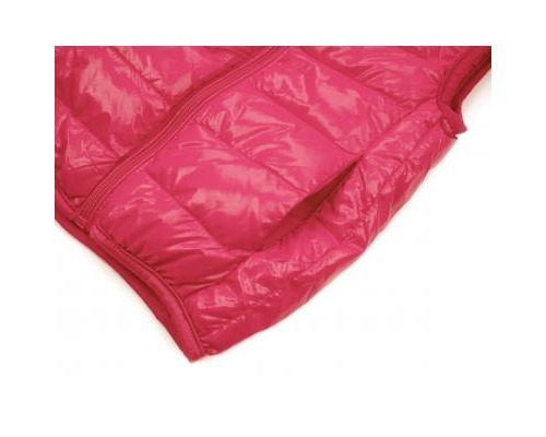 Жилет дитячий Kurt пуховий з капюшоном (V-HT-580T-116-pink)
