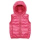 Жилет дитячий Kurt пуховий з капюшоном (V-HT-580T-116-pink)