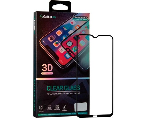 Скло захисне Gelius Pro 3D for Xiaomi Redmi Note 8 Black (00000075560)