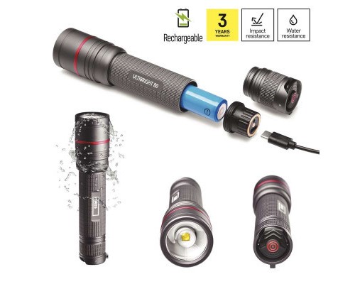 Ліхтар EMOS P3180 600Lm Li-ion Metal (P3180)