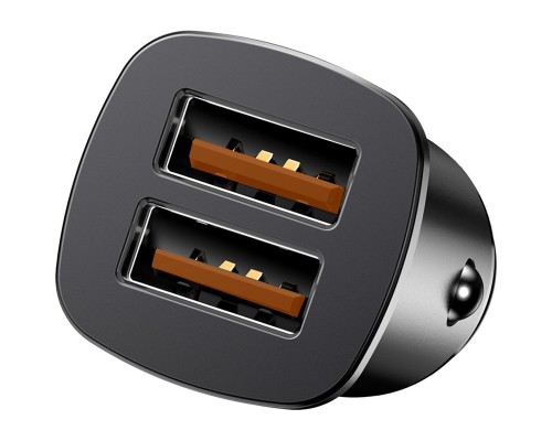 Зарядний пристрій Baseus Square metal A+A 30W Black (CCALL-DS01)