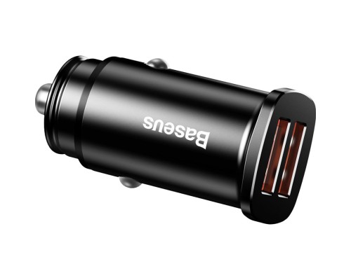 Зарядний пристрій Baseus Square metal A+A 30W Black (CCALL-DS01)
