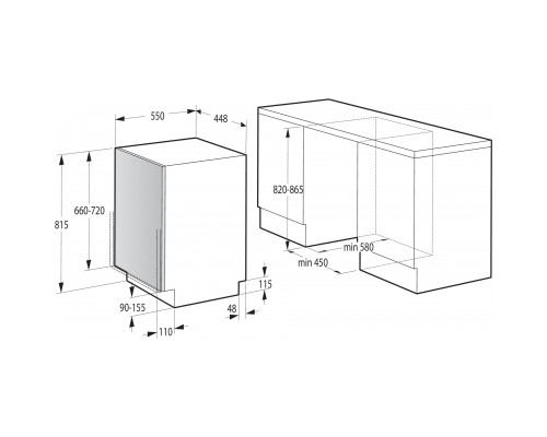 Посудомийна машина Gorenje GV520E10