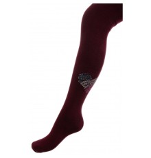 Колготки дитячі BNM з серцем з страз (M0C0302-2032-11G-red)