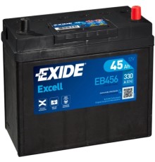 Акумулятор автомобільний EXIDE EXCELL 45A (EB456)