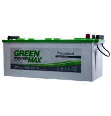 Акумулятор автомобільний GREEN POWER MAX 205Ah збоку (+/-) (000022375)