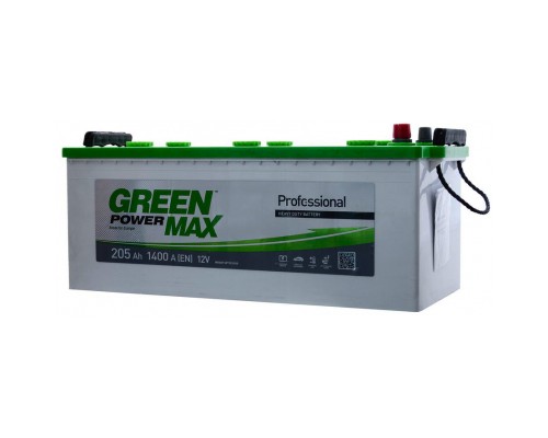 Акумулятор автомобільний GREEN POWER MAX 205Ah збоку (+/-) (000022375)