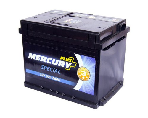Акумулятор автомобільний MERCURY battery SPECIAL Plus 62Ah (P47289)