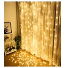 Гірлянда BPNY штора з пультом White 320 LED, 3Мх3М, 3АА, 19,2W (116007)