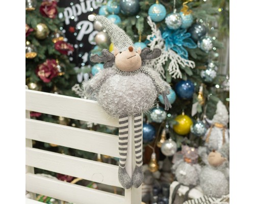 Новорічна фігурка YES! Fun Олень новорічний, 61 см, сірий (973608)