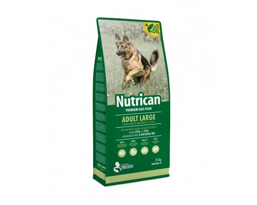 Сухий корм для собак Nutrican Adult Large для собак великих порід зі смаком курки 15 кг (nc507023)