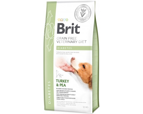 Сухий корм для собак Brit GF VetDiets Dog Diabetes 12 кг (8595602528097) Сухий корм для собак Brit GF VetDiets Dog Diabetes 12 кг (8595602528097)