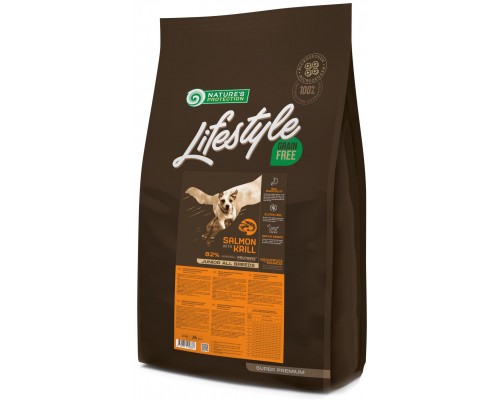 Сухий корм для собак Nature's Protection Lifestyle Grain Free Salmon, Krill Junior All Breeds 10 кг (NPLS45687) Сухий корм для собак Nature's Protection Lifestyle Grain Free Salmon, Krill Junior All Breeds 10 кг (NPLS45687)