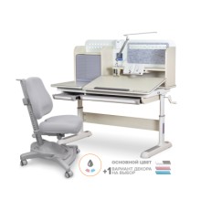 Парта з кріслом Mealux Winnipeg Multicolor Gray (BD 630 MG +G+ Y-418 G)