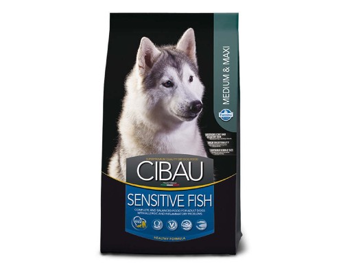 Сухий корм для собак Farmina Cibau Sensitive Adult Medium&Maxi з рибою 12 кг (8010276031037)