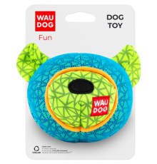 Іграшка для собак WAUDOG Fun Ведмедик 12х11 см блакитна (62052)