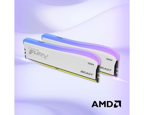 Модуль пам'яті для комп'ютера DDR4 8GB 3600 MHz Beast White RGB SE Kingston Fury (ex.HyperX) (KF436C17BWA/8) Модуль пам'яті для комп'ютера DDR4 8GB 3600 MHz Beast White RGB SE Kingston Fury (ex.HyperX) (KF436C17BWA/8)