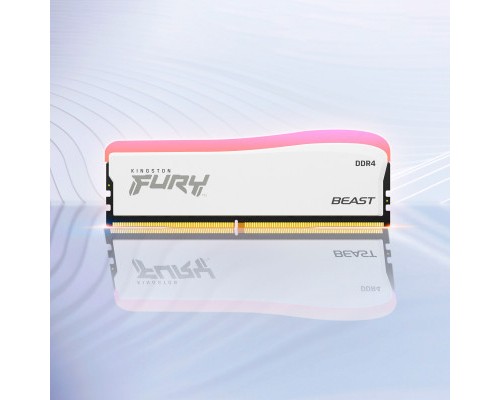 Модуль пам'яті для комп'ютера DDR4 8GB 3600 MHz Beast White RGB SE Kingston Fury (ex.HyperX) (KF436C17BWA/8) Модуль пам'яті для комп'ютера DDR4 8GB 3600 MHz Beast White RGB SE Kingston Fury (ex.HyperX) (KF436C17BWA/8)