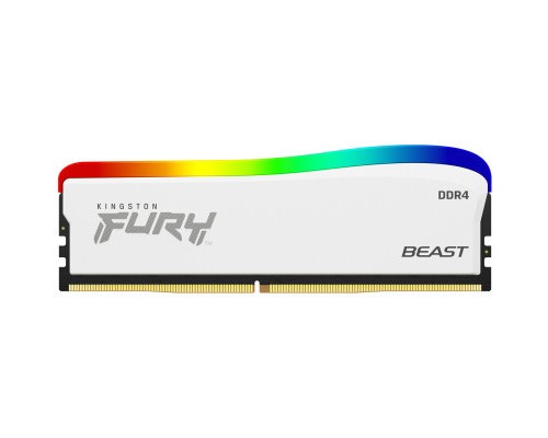 Модуль пам'яті для комп'ютера DDR4 8GB 3600 MHz Beast White RGB SE Kingston Fury (ex.HyperX) (KF436C17BWA/8) Модуль пам'яті для комп'ютера DDR4 8GB 3600 MHz Beast White RGB SE Kingston Fury (ex.HyperX) (KF436C17BWA/8)
