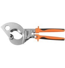 Кабелеріз Neo Tools для мідних та алюмінієвих кабелів, 400 мм, з тріскачкою (01-401)