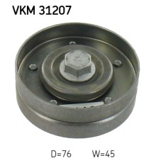 Ролик натягувача ременя SKF VKM 31207