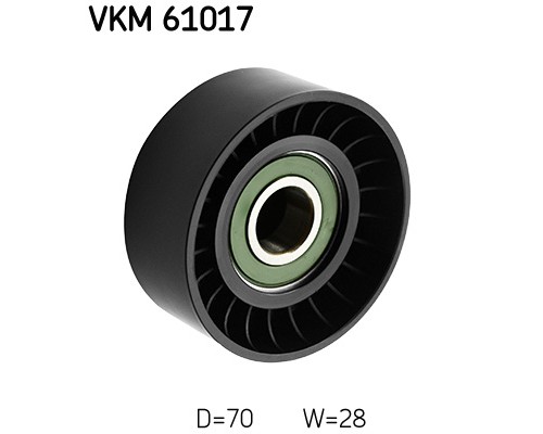 Ролик натягувача ременя SKF VKM 61017