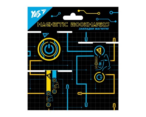 Закладки для книг Yes магнітні Ultrex , 3 шт (707730)