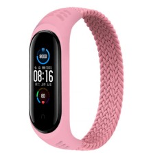 Ремінець до фітнес браслета BeCover Elastic Nylon Style для Xiaomi Mi Smart Band 5/6 (Size S) Pink (706141)