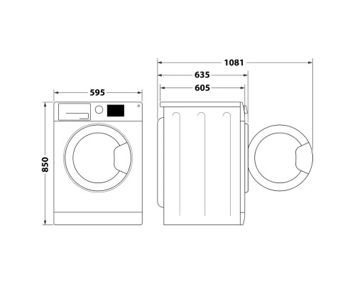 Пральна машина Whirlpool FFWDB976258BVUA