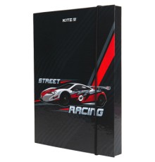 Папка для зошитів Kite В5 на гумці Racing , картон (K23-210-2)