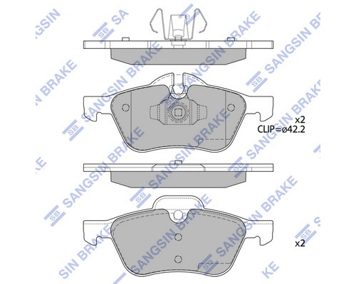 Гальмівні колодки HI-Q SP2243