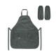 Фартух для творчості Kite Dark Gray 526 з нарукавниками (K22-526-3)