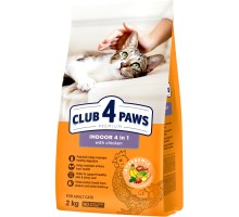 Сухий корм для кішок Club 4 Paws Premium що мешкають у приміщенні 