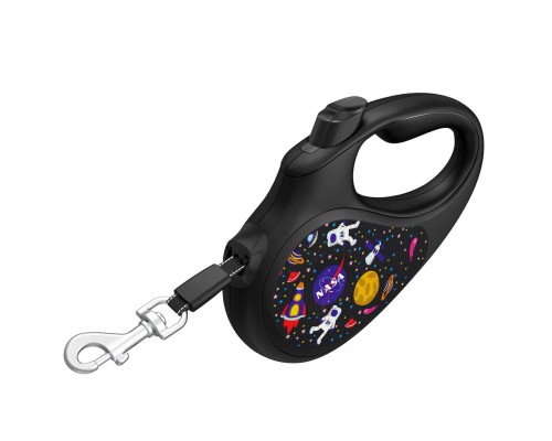 Повідок для собак WAUDOG R-leash NASA світловідбиваюча стрічка M 5 м (8125-0047-01)