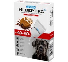 Краплі для тварин Superium Nevertix Протикліщові для собак від 40 кг (9140)