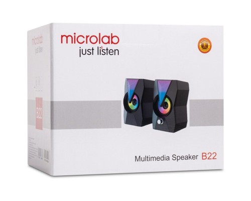 Акустична система Microlab B-22 USB Black (B-22) 