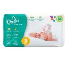 Підгузки Dada Extra Soft 3 Midi (4-9 кг) 50 шт (4820174981020)