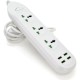 Мережевий фільтр живлення Voltronic TВ-Т16, 4роз, 3*USB White (ТВ-Т16-White)