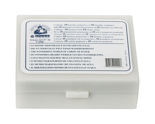 Набір мікропрепаратів Konus Зоологія Риби, жаби і амфібії 10 шт (4855)